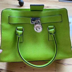 Michael Kors authentic lime green purse. Lightly used for a brief time.